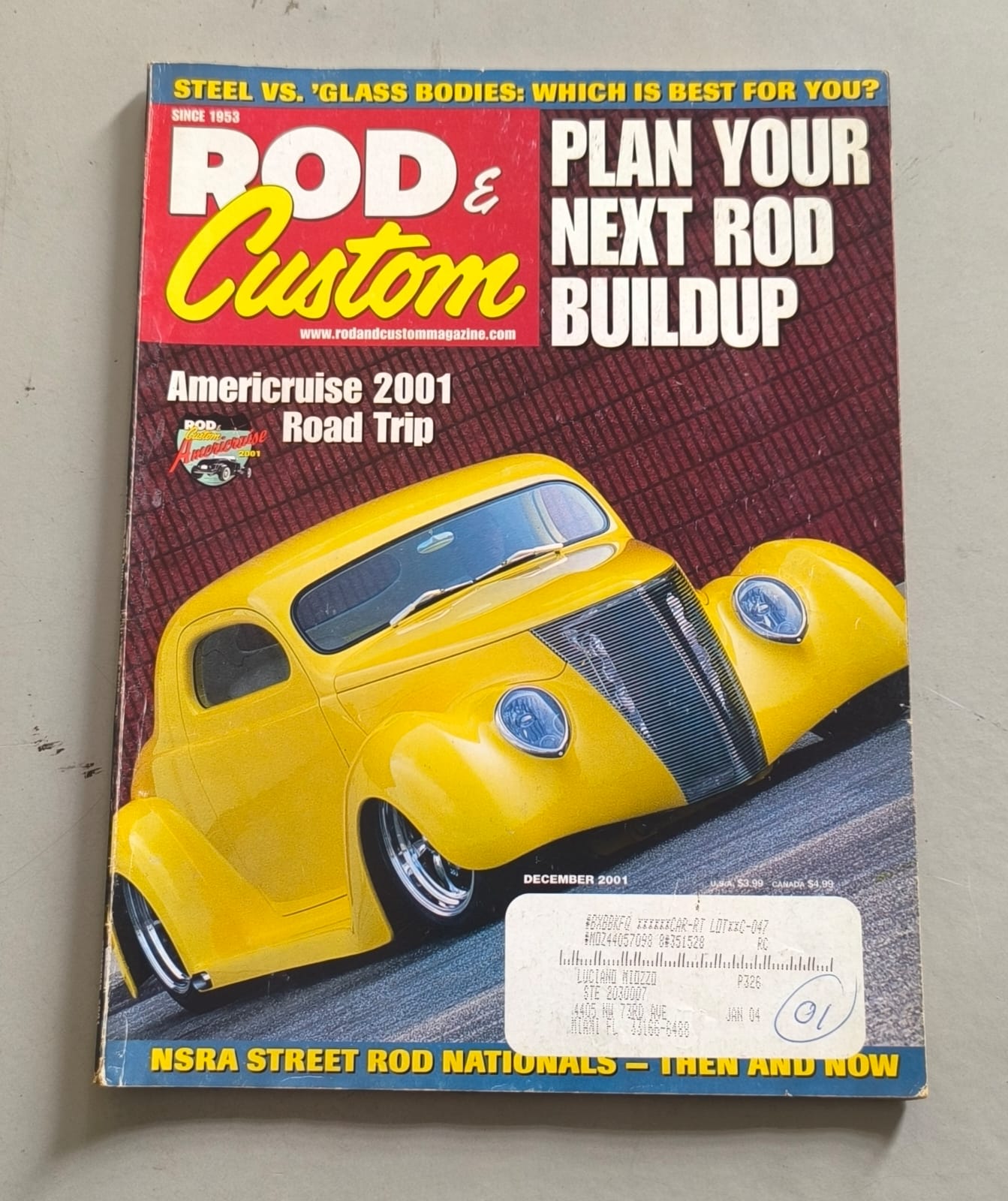 Revistas Rod & Custom Magazine Americanas (início dos anos 2000)